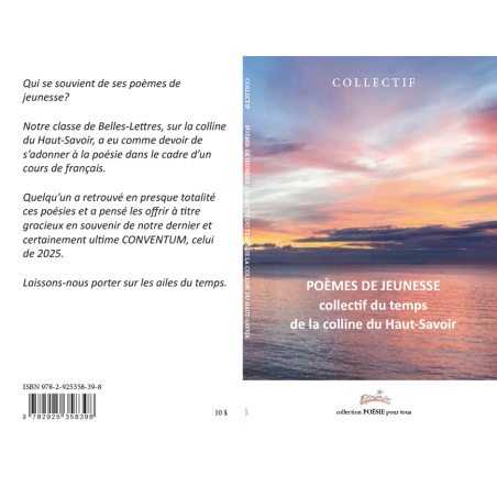 Poèmes de jeunesse collectif du temps de la colline du Haut-Savoir – ePub